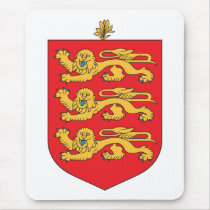 Guernsey Coat of Arms mousepads by FlagTshirts Guernsey Coat of Arms mousepads