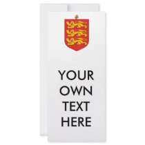Guernsey Coat of Arms Rack Card Template