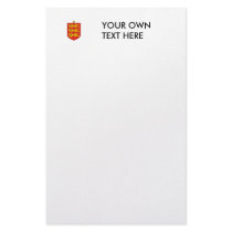 Guernsey Coat of Arms Customized Stationery