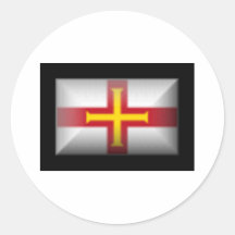 Guernsey Flag Stickers