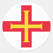 Guernsey, Guernsey flag Stickers