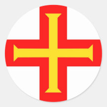 Guernsey Round Sticker