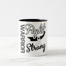 Guerrero del cáncer de pulmón tazas