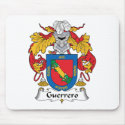 Guerrero Family Crest mousepads by coatsofarms Guerrero Family Crest mousepads
