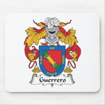 Guerrero Family Crest mousepads