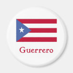 Guerrero Puerto Rican Flag Fridge Magnets