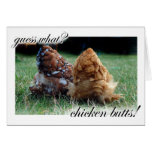 Guess what? Chicken butts! cards