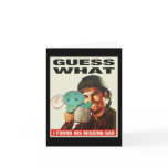 Guess What WWII Poster Notecards