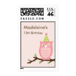 Guess Whooo? Personalized Postage Stamp stamps