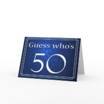 Guess who's 50? greeting cards