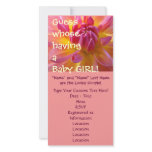 Guess whose having a Baby Girl! Shower invitations Picture Card