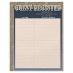 Guest Book Pages for Wedding Album Full Color Flyer