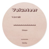 Guest, Visitor: Conference, Exhibition, Promotion Round Stickers