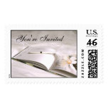 Guestbook 1A, You're Invited [CUSTOMIZE] postage