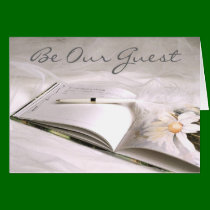 Guestbook Card (2), Be Our Guest by bridalbydesign Guestbook Card (2), Be Our Guest