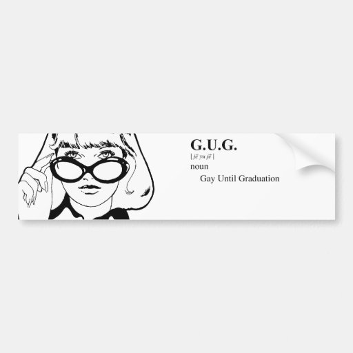 GUG BUMPER STICKER