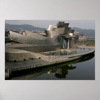 Guggenheim Museum in Bilbao, Spain print