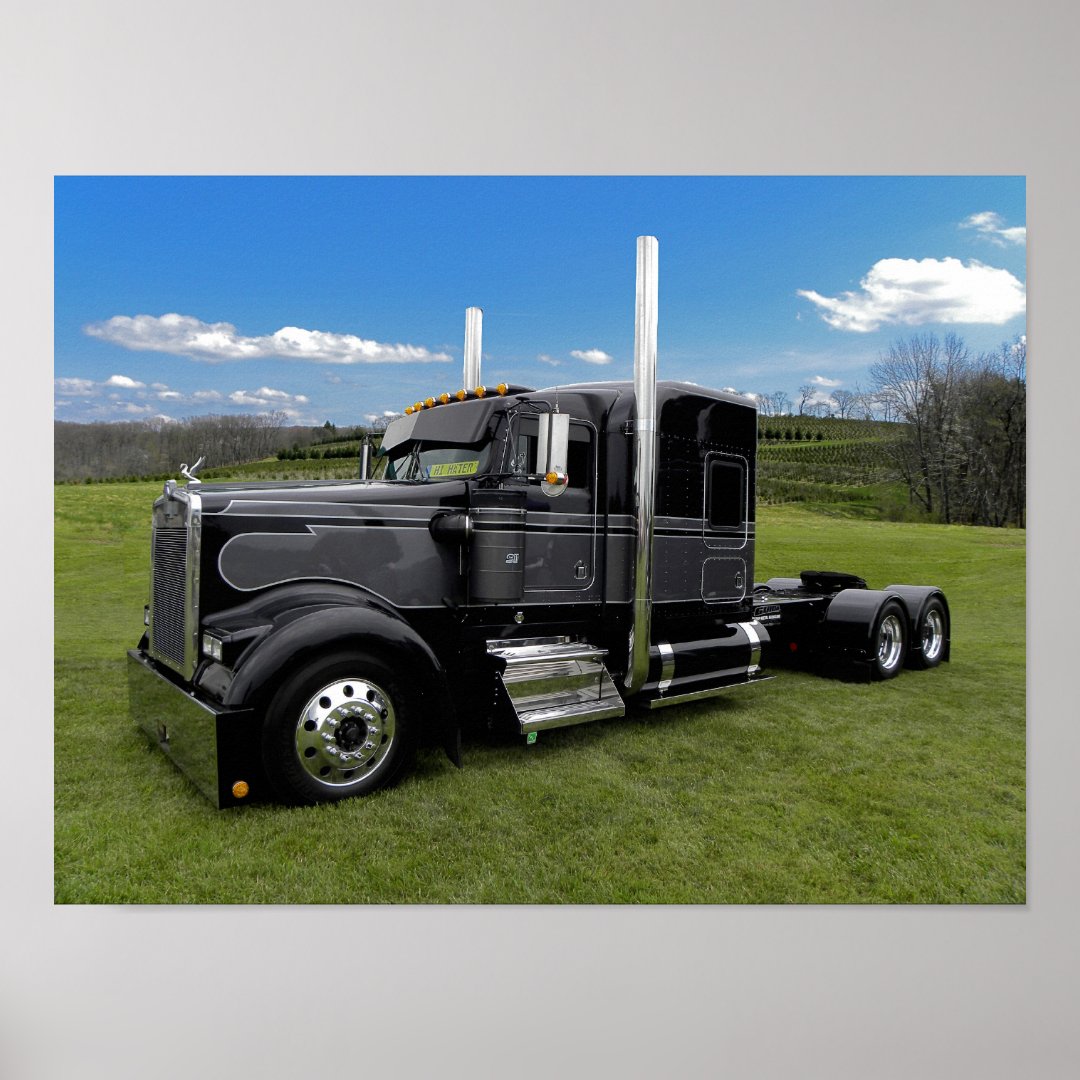 Guida Kenworth W900L Poster Zazzle