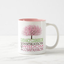 Guidance Counselor Mug-  Cherry Blossoms