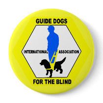 GUIDE DOGS BLIND PEOPLE buttons
