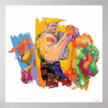Guile, Blanka & Dhalsim Print