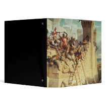 Guillaume de Clermont defending Ptolemais 3 Ring Binder