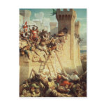 Guillaume de Clermont defending Ptolemais Post Cards