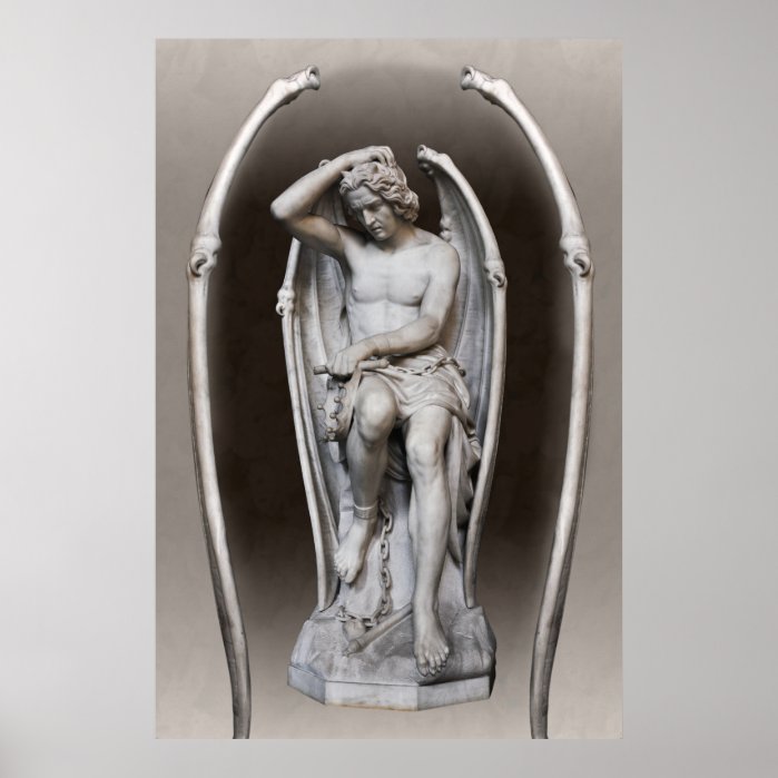 Guillaume Geefs Lucifer CC0286 Poster 36in 91cm