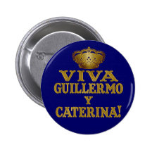 Guillermo y Caterina Boda Real Camisas y Mas Pinback Buttons