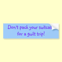 Guilt Trip? bumper stickers by Oceana Guilt Trip? bumper stickers