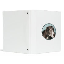 Guilty Greyhound in Oval 3 Ring Binder