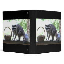 Guilty Raccoon and Cookie Jar 3 Ring Binders