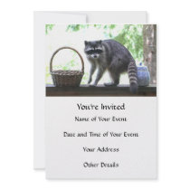 Guilty Raccoon and Cookie Jar Invite
