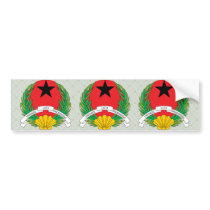 Guinea Bissau Coat of Arms detail Bumper Stickers
