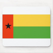 Guinea-Bissau Flag Mousepad