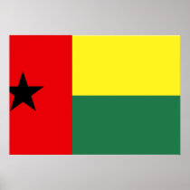 Guinea Bissau Flag Print