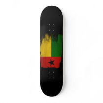 Guinea Bissau Flag Skate Board