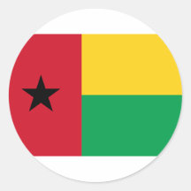 Guinea Bissau, Guernsey flag Sticker