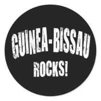 Guinea-Bissau Rocks! Round Stickers