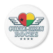 Guinea-Bissau Rocks v2 Refrigerator Magnets