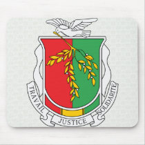 Guinea Coat of Arms detail Mousepads