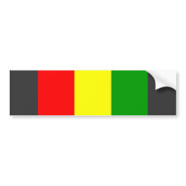 Guinea Flag bumper stickers