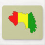 Guinea flag map mouse mat
