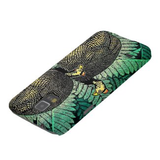 Guinea Hens kasamatsu shiro bird leaf japanese art Galaxy S5 Cases