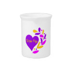 Guinea Pig Heart Drink Pitcher