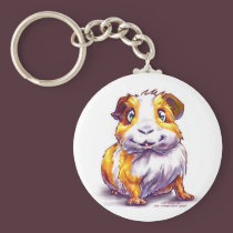 Guinea-pig keychains