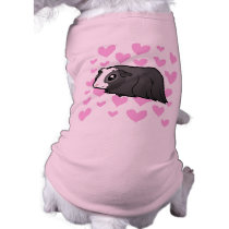 Guinea Pig Love (long hair) Dog T Shirt