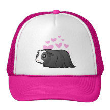 Guinea Pig Love (long hair) Hats