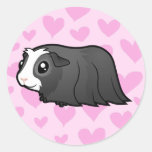 Guinea Pig Love (long hair) Sticker