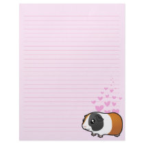 Guinea Pig Love (smooth hair) Custom Letterhead